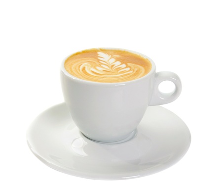 Cup with cappuccinoの写真素材