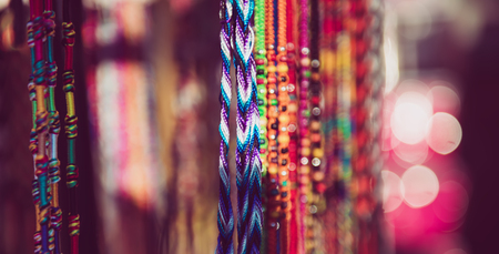 Colorful braided bracelets