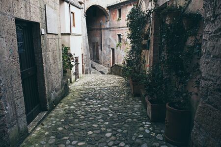 Sorano city street