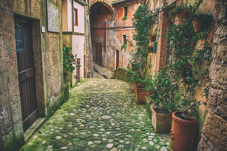 Sorano city streetの写真素材