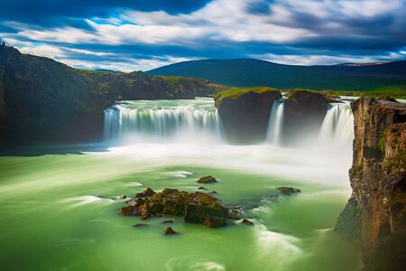 Godafoss waterfall in Iceland