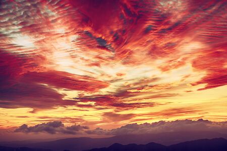 Amazing mountain landscapeの写真素材