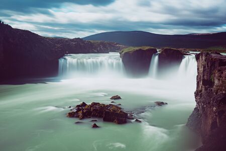 Godafoss waterfall in Iceland