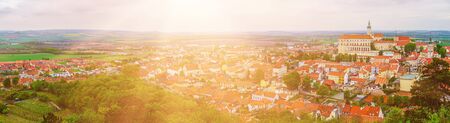 Mikulov city viewの写真素材