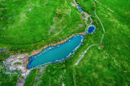 Lake in the meadows