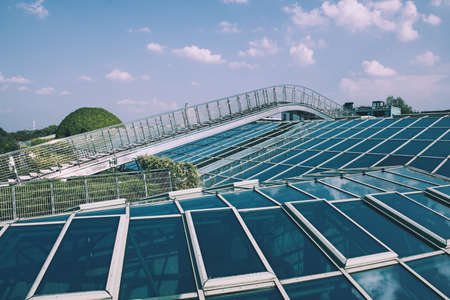 Warsaw library garden