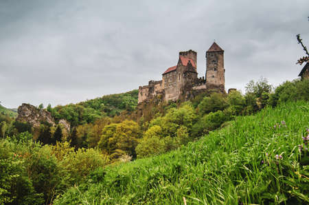 Hardegg Castle in Austriaの写真素材