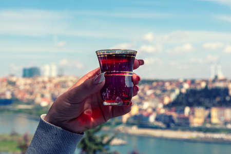 Turkish traditional tesの写真素材