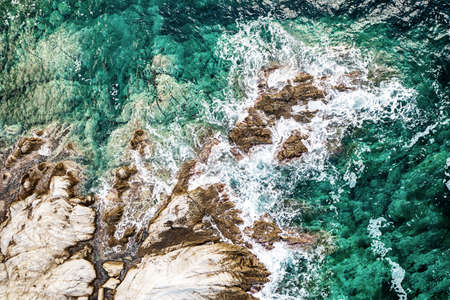Halkidiki from Above, Greeceの写真素材