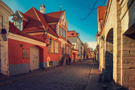 Tallinn old townの写真素材