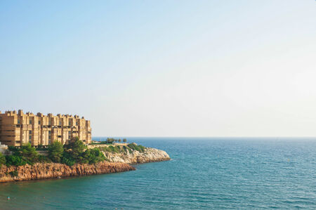 Hotels Spain against the seaの写真素材