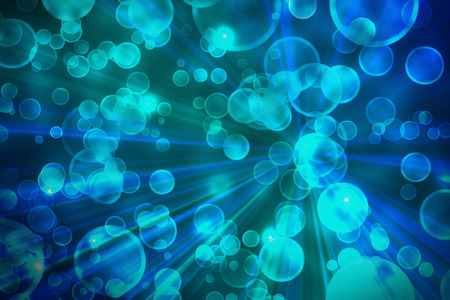 Abstract blue bokeh backgrounds for your designの写真素材