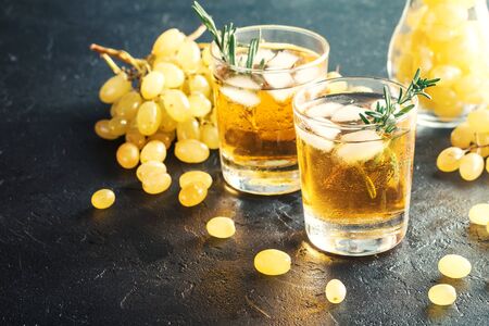 green grape juiceの写真素材