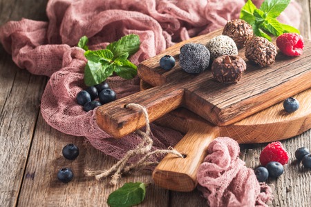 Energy vegan ballsの写真素材