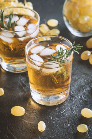 green grape juiceの写真素材