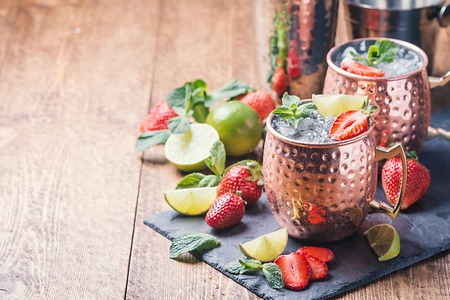 Moscow mule cocktailの写真素材