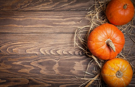 Autumn Pumpkin Thanksgiving Background