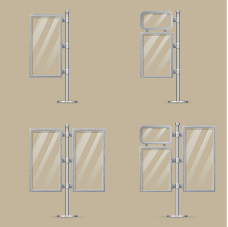 Set of light box templates.のイラスト素材