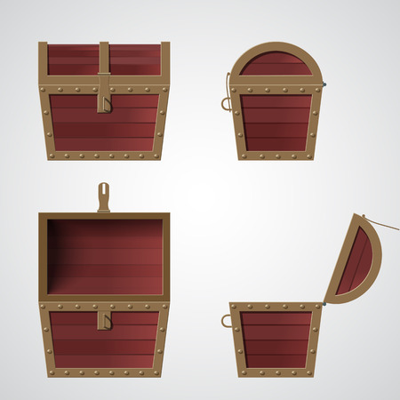 Treasure Chest vector illustrationのイラスト素材