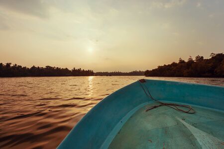 Beautiful view of Lake Koggalaの写真素材