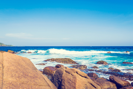beautiful beach of Sri Lankaの写真素材