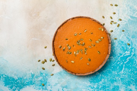 Fresh homemade pumpkin pie
