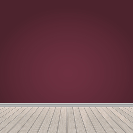 wall and wooden floorの写真素材