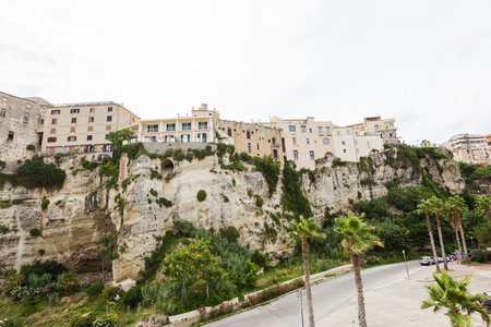 The city of Tropeaの写真素材