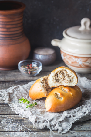 Mini meat piesの写真素材