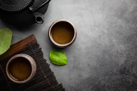 Green japanese teaの写真素材