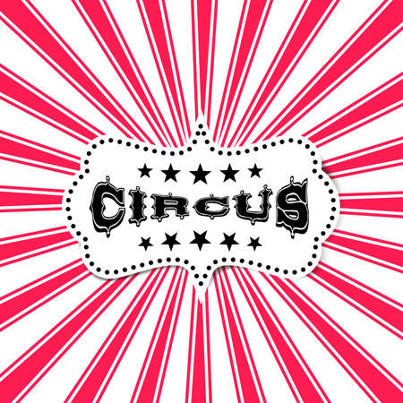 Circus poster back Vector illのイラスト素材