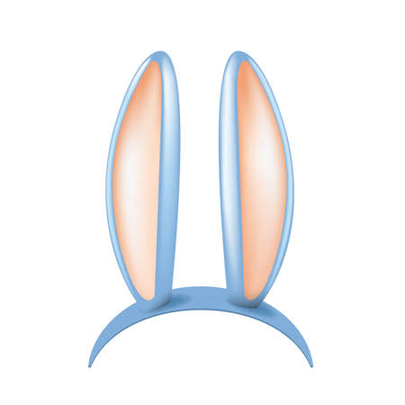 icon of mask with rabbit shape earsのイラスト素材