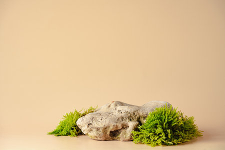Abstract podium for cosmetic