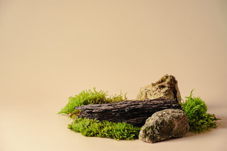 Abstract podium for cosmeticの写真素材