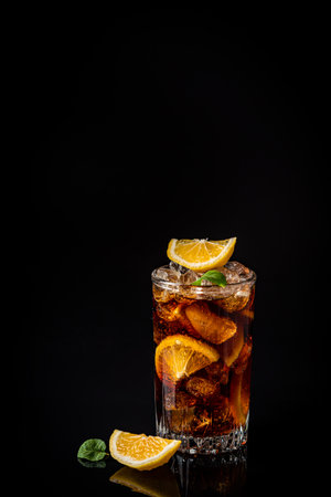 Cuba Libre cocktailの写真素材
