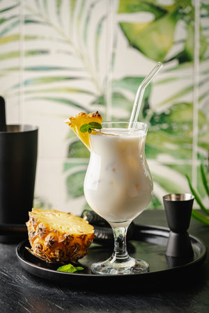 Pina Colada cocktailの写真素材