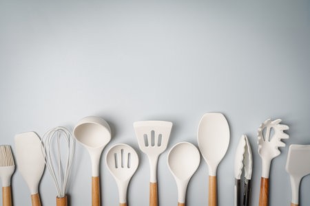kitchen utensils or cooking toolsの写真素材