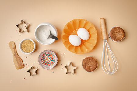Baking or cooking background.