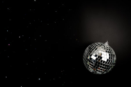 Shining disco ball