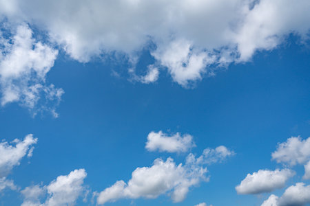 Summer blue skyの写真素材