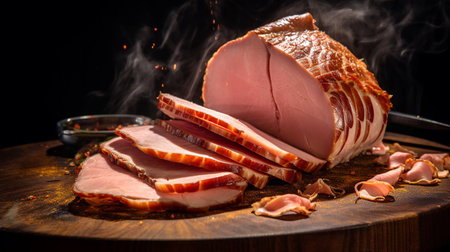 Roasted Glazed Holiday Pork Hamの素材