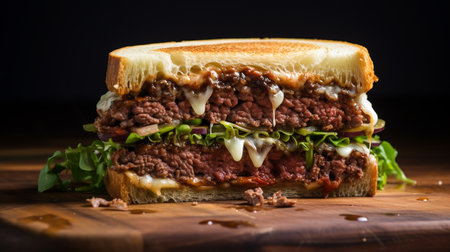 Roast beef sandwichの素材