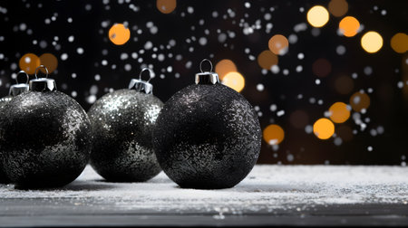 Black Christmas backgroundの素材