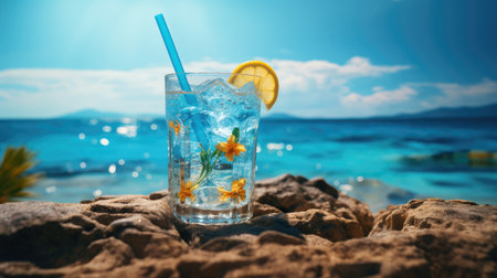 Blue hawaii cocktailの素材