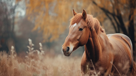 A majestic unicorn stands serene in a forest clearing, bathed in the golden light of the setting sun, evoking a tranquil fantasy scene.の素材