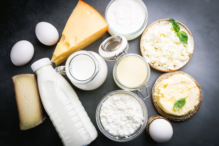 Fresh dairy productsの写真素材