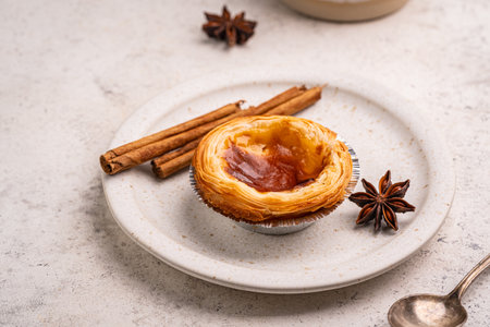 Portuguese custard tarts or Pastel de Nata