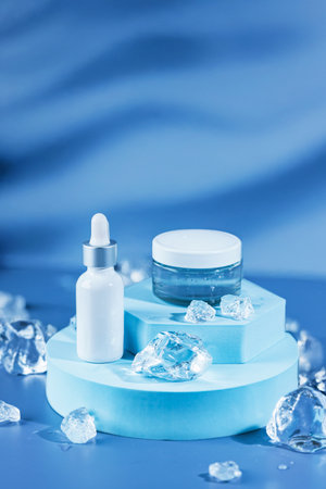 Serum essence glass bottleの写真素材