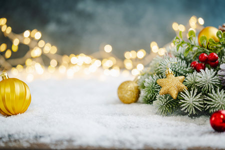 Christmas Holiday backgroundの写真素材