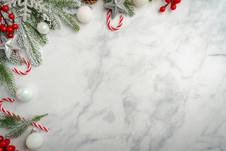 Christmas and New Year backgroundの写真素材